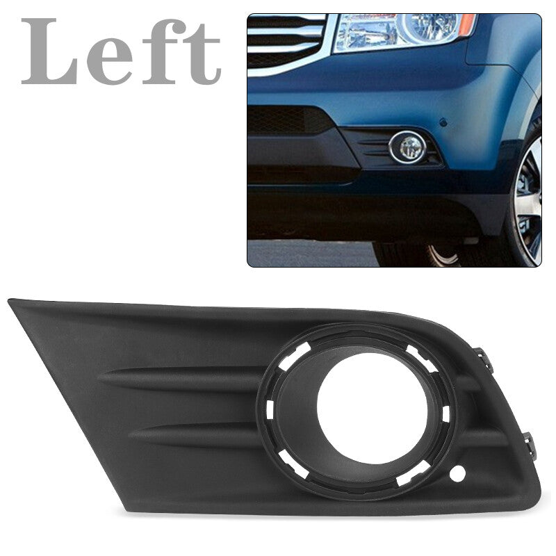 Front Bumper Foglight Cover Bezel Trim Left+Right for Honda Pilot 2012-2015 2014