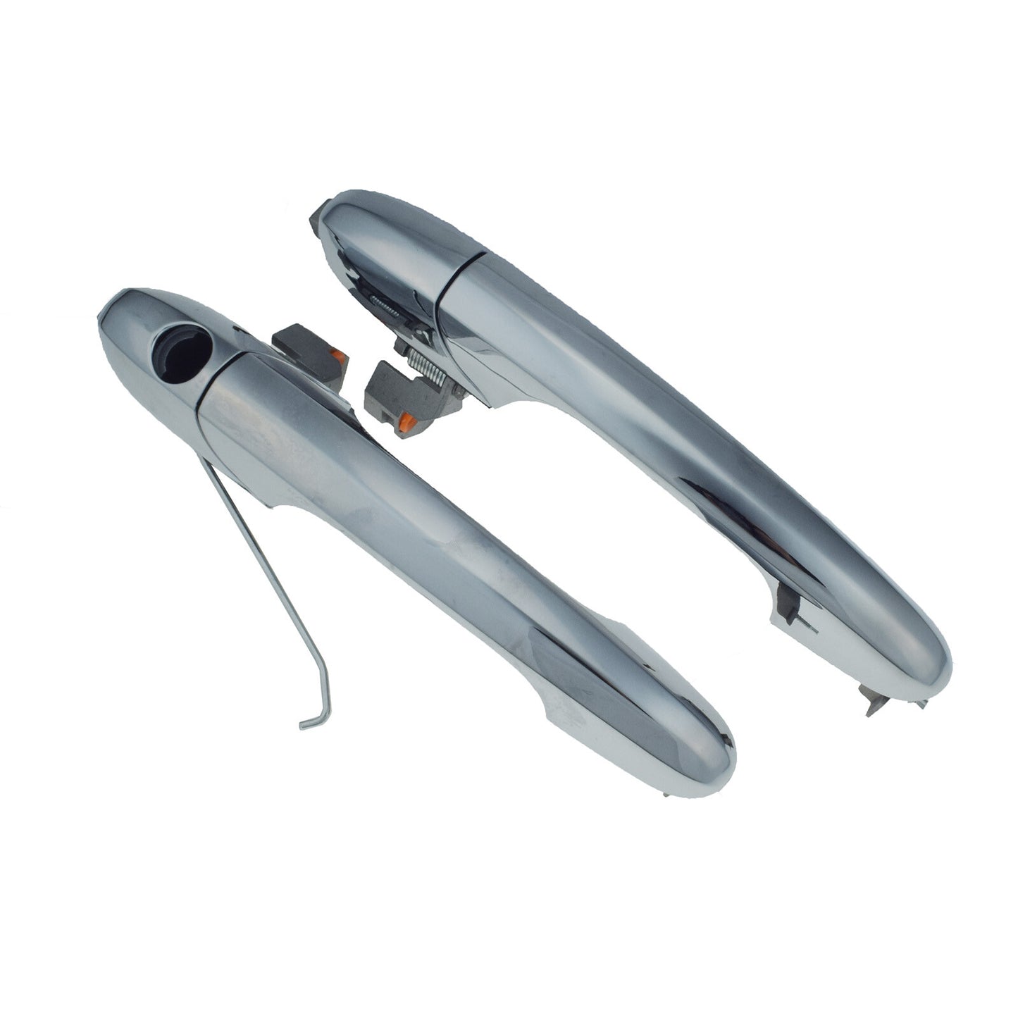 Front Left and Right Side Outside Door Handle for CHRome Pair Suitable for for Fiat 500 2012 - 2017- v