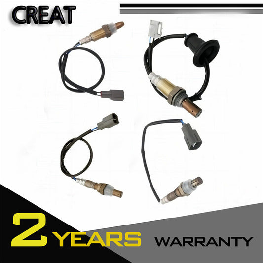 new 4-piece set of upstream and downstream oxygen (O2) sensors for 2006-2012 for Toyota RAV4 3.5L