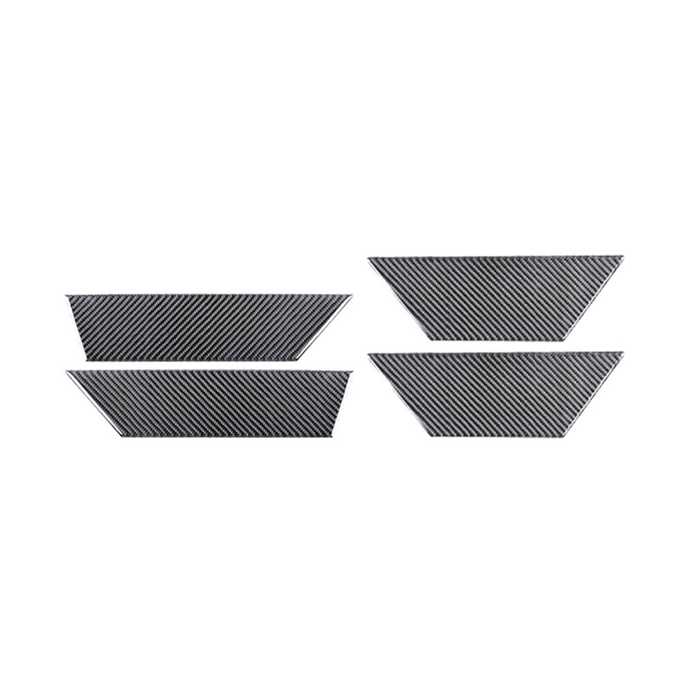 5Pcs Red Carbon Fiber Dashboard Speedometer Cover Trim for Mazda CX-9 2016-2022 v