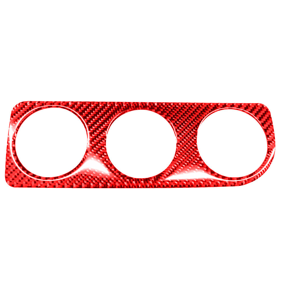 2x Carbon Fiber Front Window Switch Panel Trim for Suzuki Grand Vitara 2006-2013 v