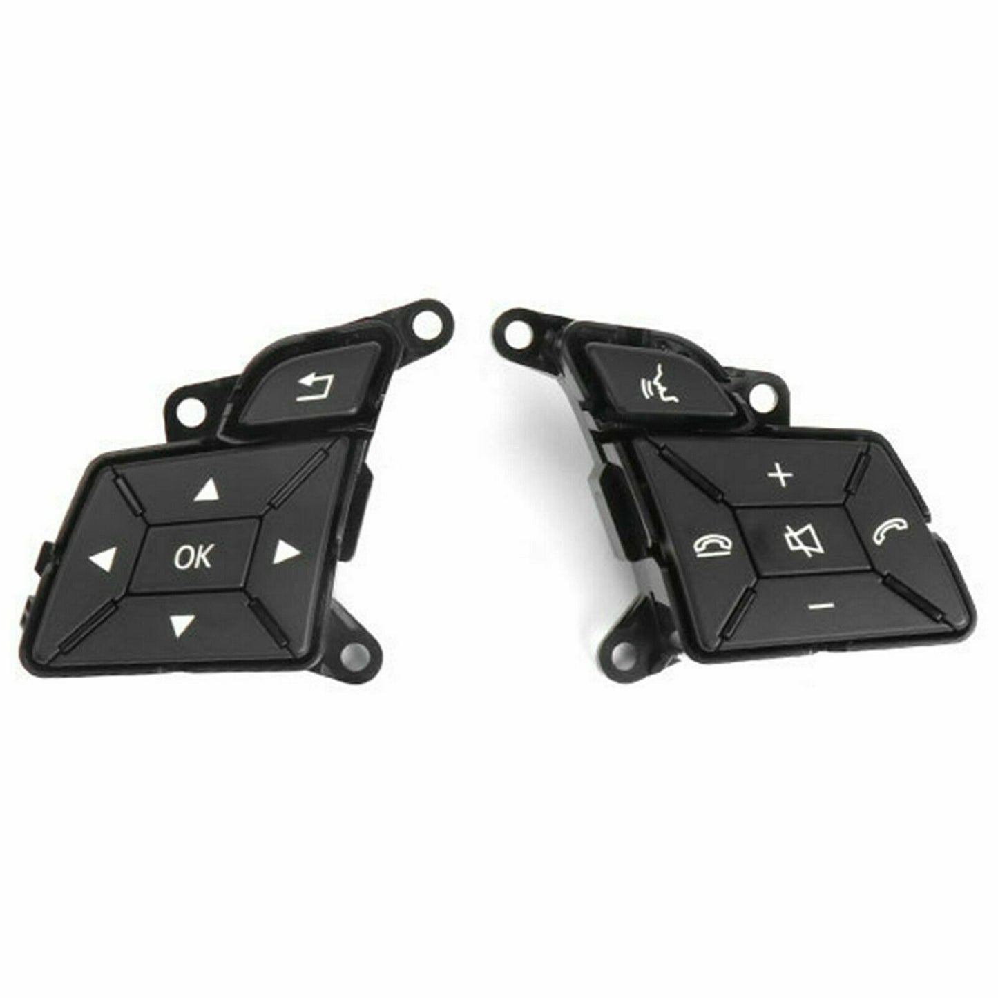 2-Piece Steering Wheel Control Menu Switch Buttons for Mercedes W204 X204 n
