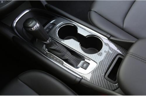 for Chevrolet Malibu 16-2021 Carbon Fiber Central Console Gear Shift Cover Trim