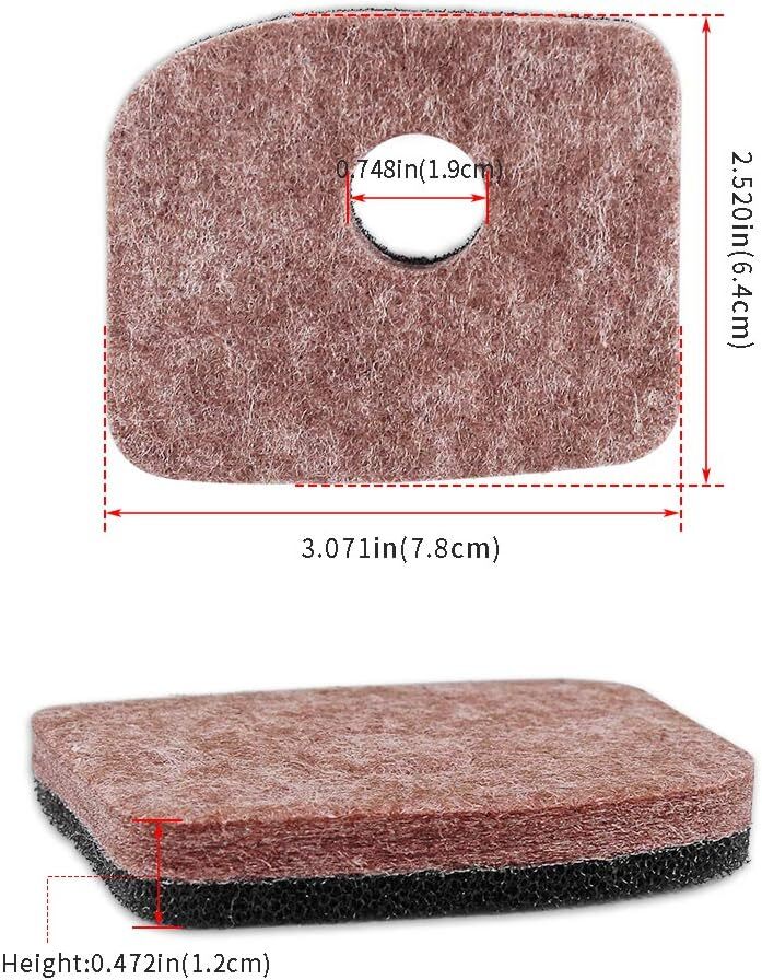 4x Air Filter 4241-120-1800 Cleaner for Stihl BG66 BG86 Leaf Blower 42411201800