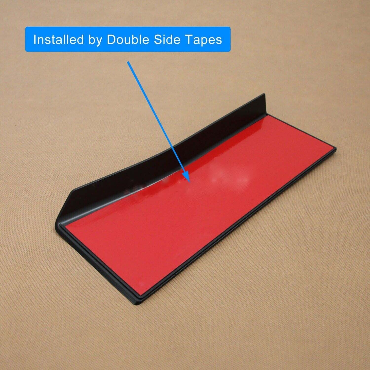 2 X Car Exterior Stickers SUV Body Leaf Panel Stickers Carbon Fiber Decorative Decoration- v