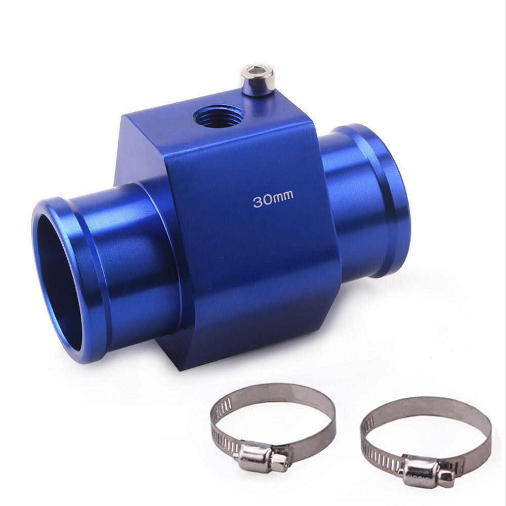 Car Water Temp Temperature 30mm Joint Pipe Sensor Gauge Radiator Hose Adapter Q