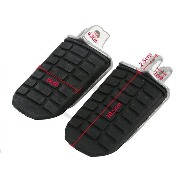 Black front footrest spikes for Honda Glodwing GL1800 2001-2021 rider/driver. n