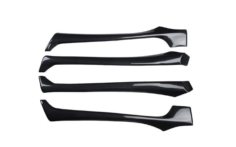 Fit for Honda Accord 2018-2021 Carbon ABS Interior Door Panel Cover Trim 4pcs n