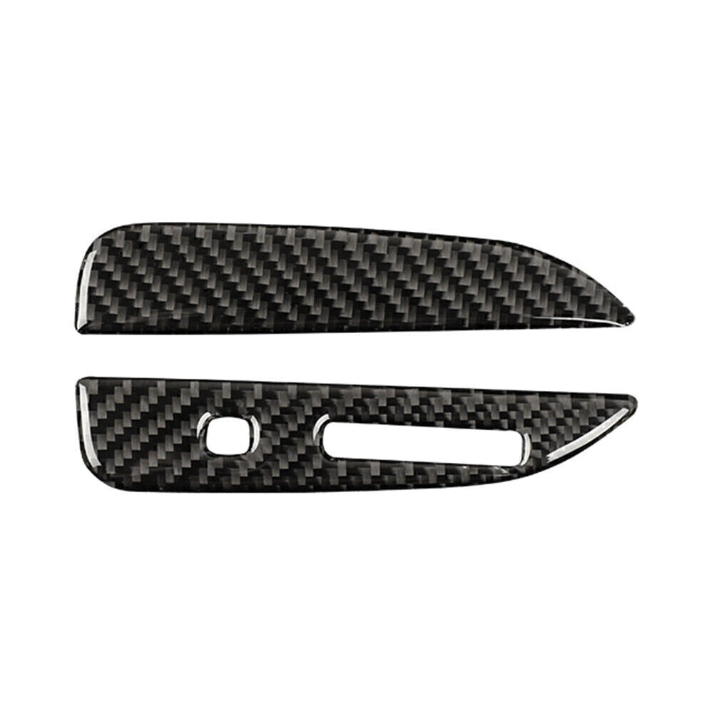 for Ford for Mustang 2015-2019 18 17 Carbon fiber Interior Gear Box Panel Cover Trim