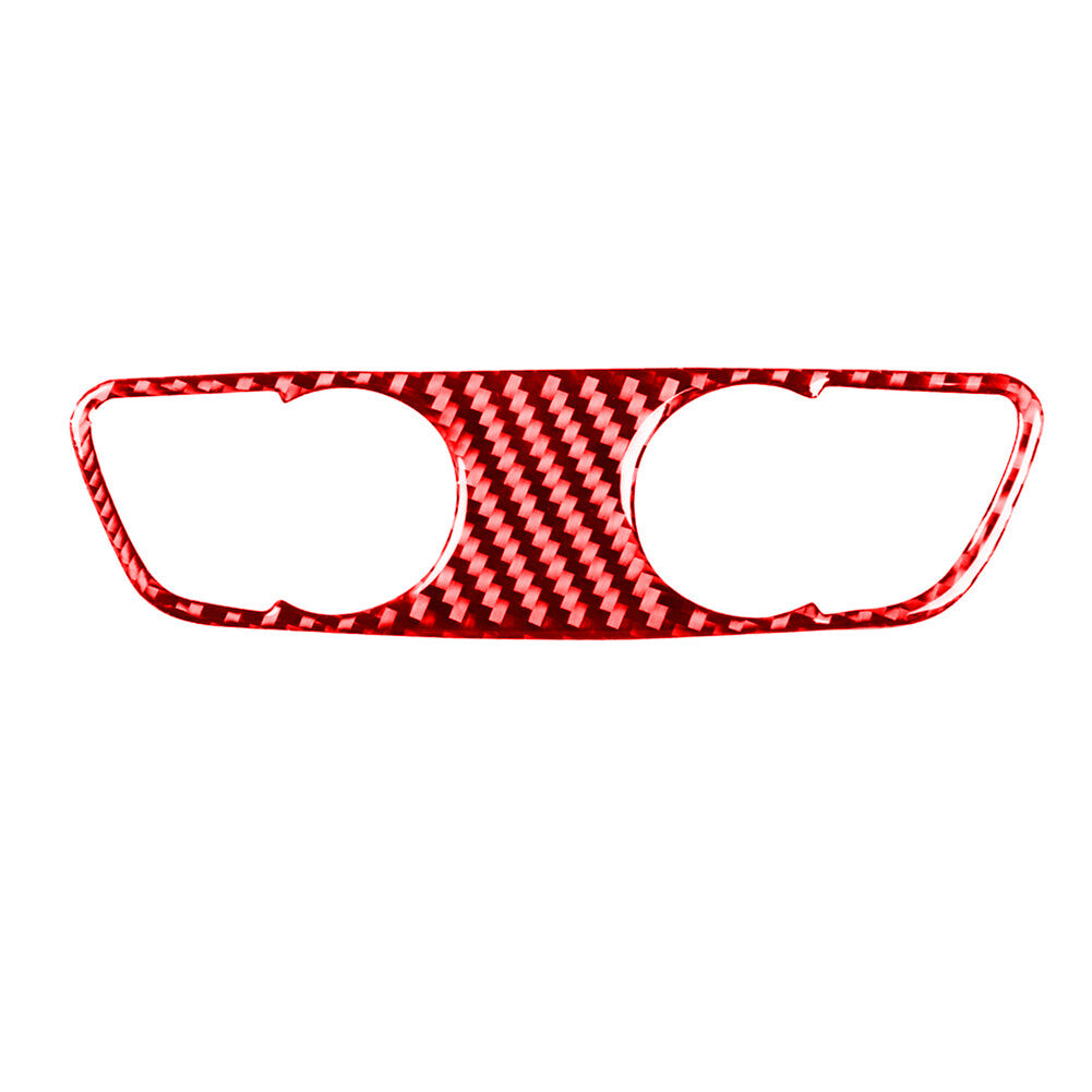 for Audi for A4 B9 2017-2019 Red Carbon Fiber Rear Reading Light Sticker Cover Trim