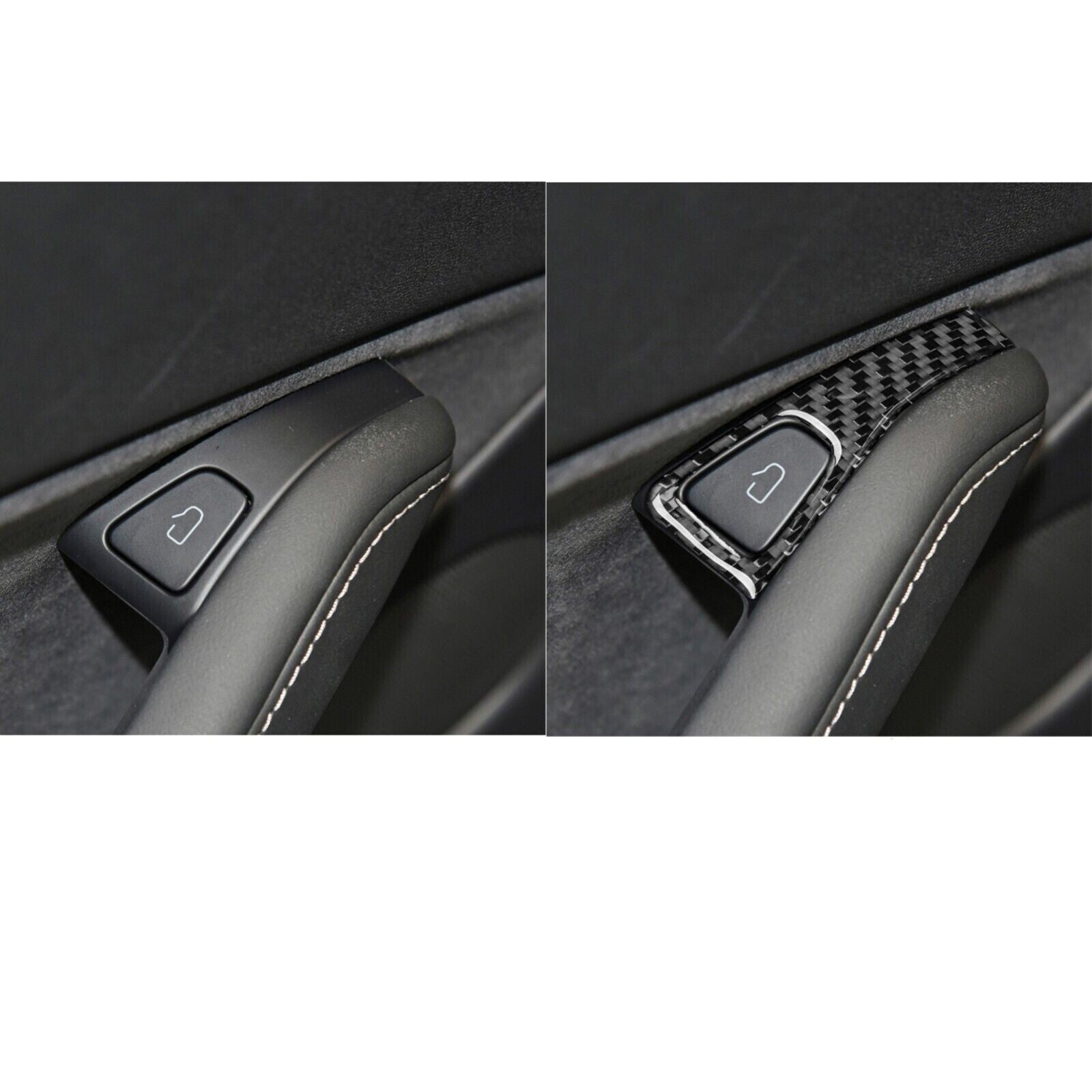 Forged carbon fiber window lift switch cover for Model 3 Y 2017-22- n