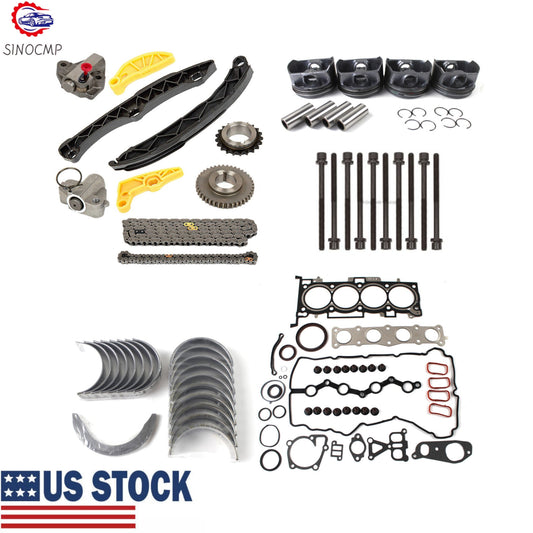 G4KJ GDI Engine Rebuild Overhaul Kit for KIA Sorento Optima Sportage 2.4L 11-20