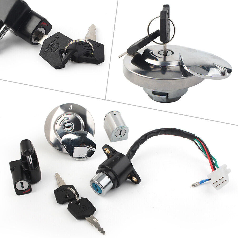 Ignition Switch Lock Fuel Gas Cap Key for Honda CMX250 Rebel 85-15 CMX250 95-99 Q