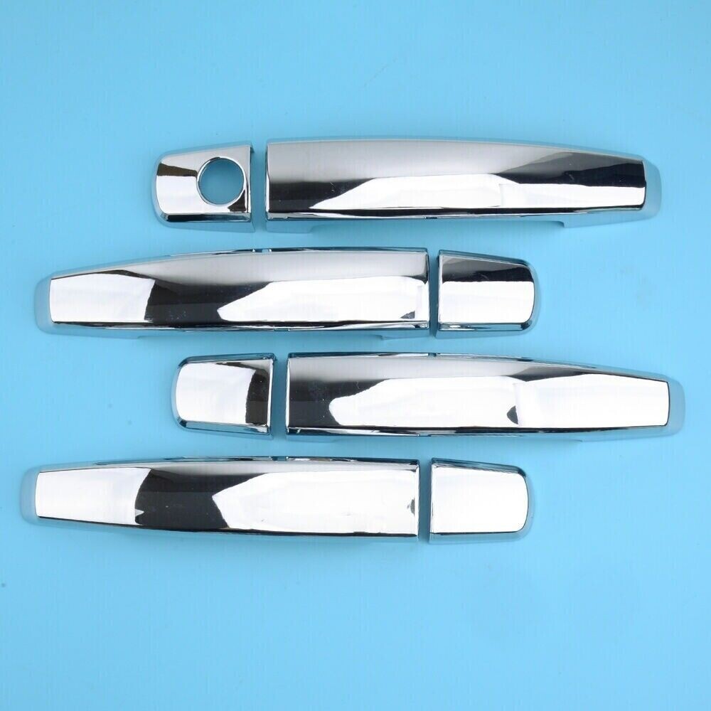 Chrome Silver Door Handle Cover Trim Fit for Cadillac SRX 2010-2016 Replacement n