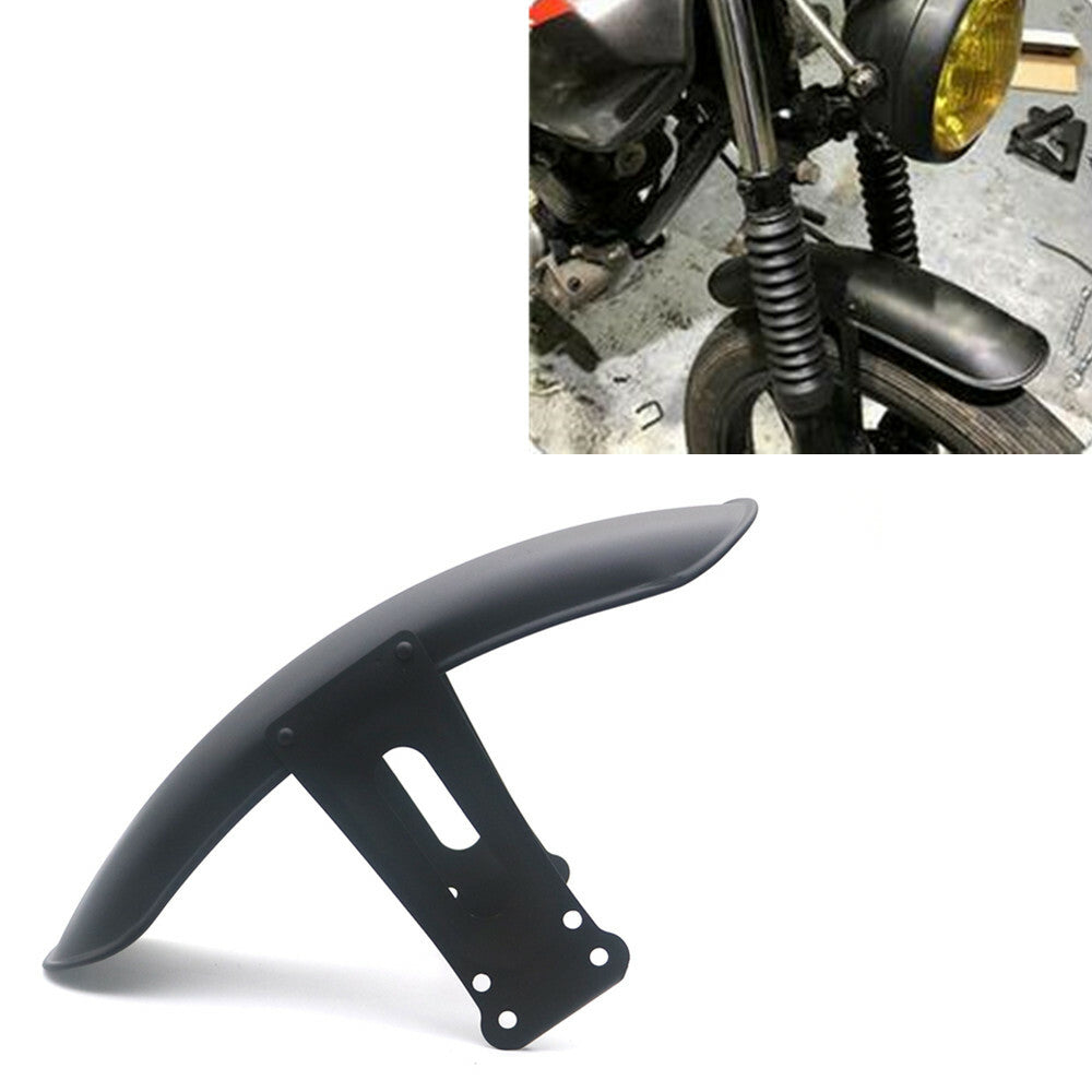 Motorcycle Matte Black Metal Retro Front Fender Mudguard Cover for Honda CG125 Q