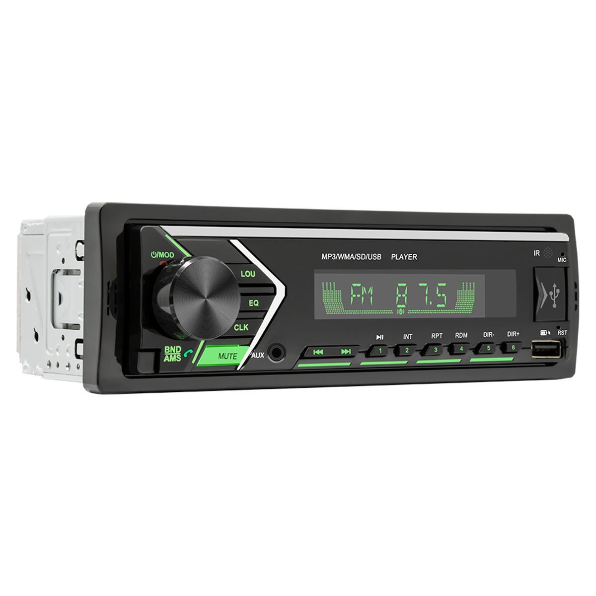 1DIN Car Stereo Radio with Bluetooth Built-in MP3 Player Kit with Remote Control 188x58 mm n