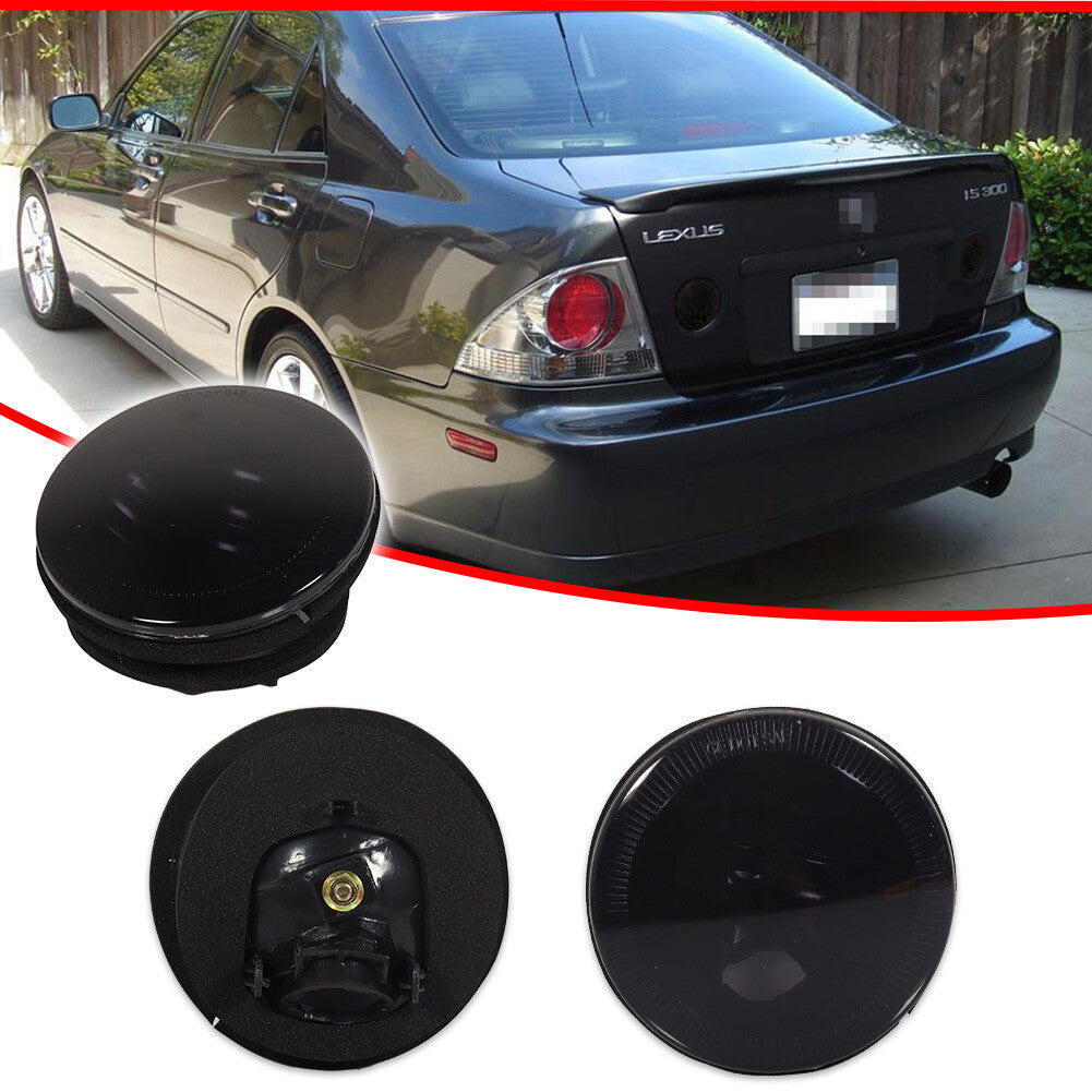 A pair of smoked lens taillights suitable for the 2001-2005 for Lexus IS300- v