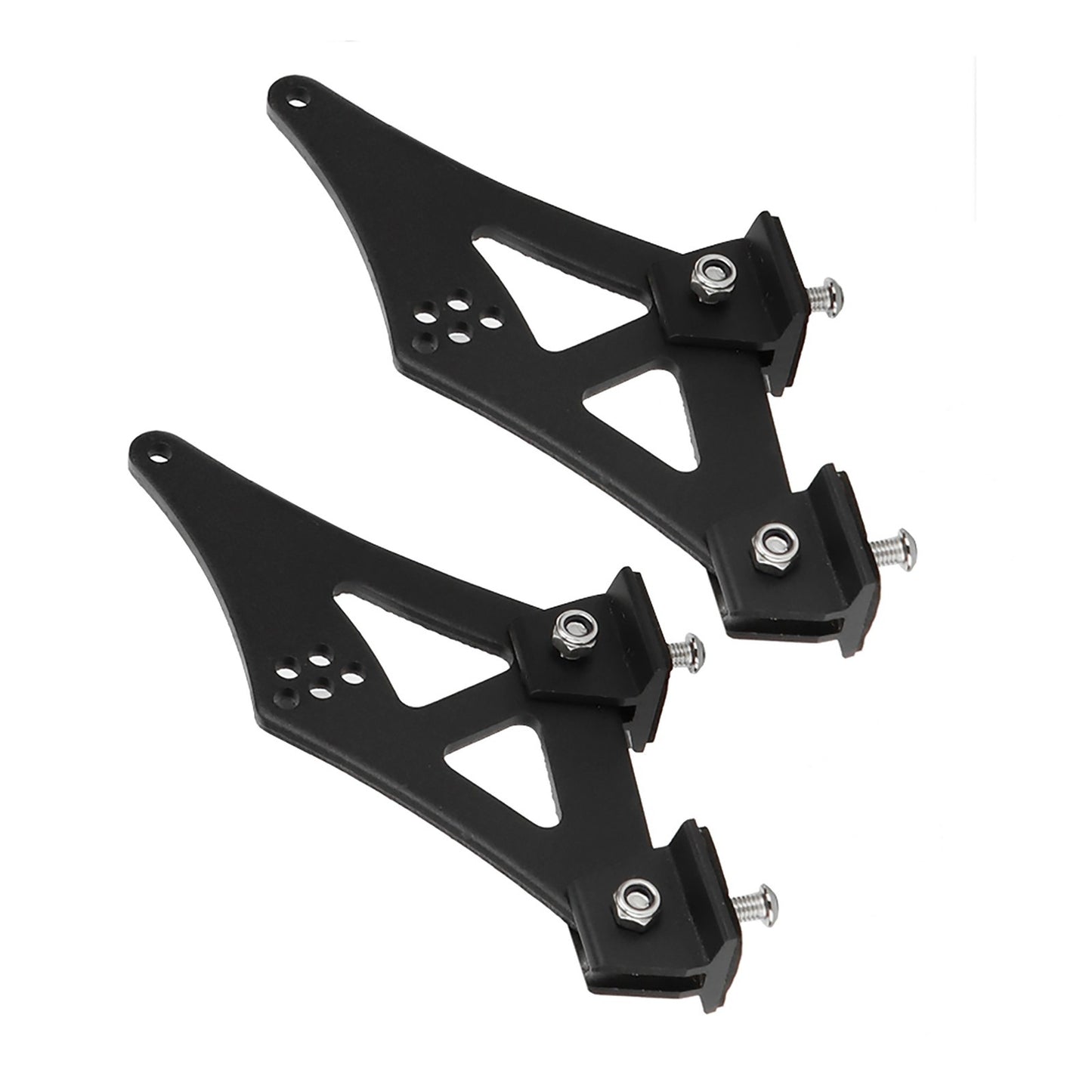 Qii Lu Car Rear Wing Trunk Racing Tail Spoiler Legs Mount Brackets Universal CNC Q
