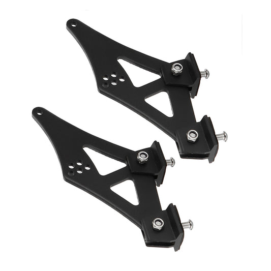 Qii Lu Car Rear Wing Trunk Racing Tail Spoiler Legs Mount Brackets Universal CNC Q