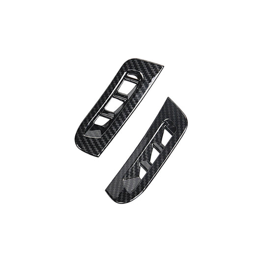 2x A-Pillar Air Vent Outlet Cover Trim Carbon Fiber for Grand Cherokee 2011-2020 Q