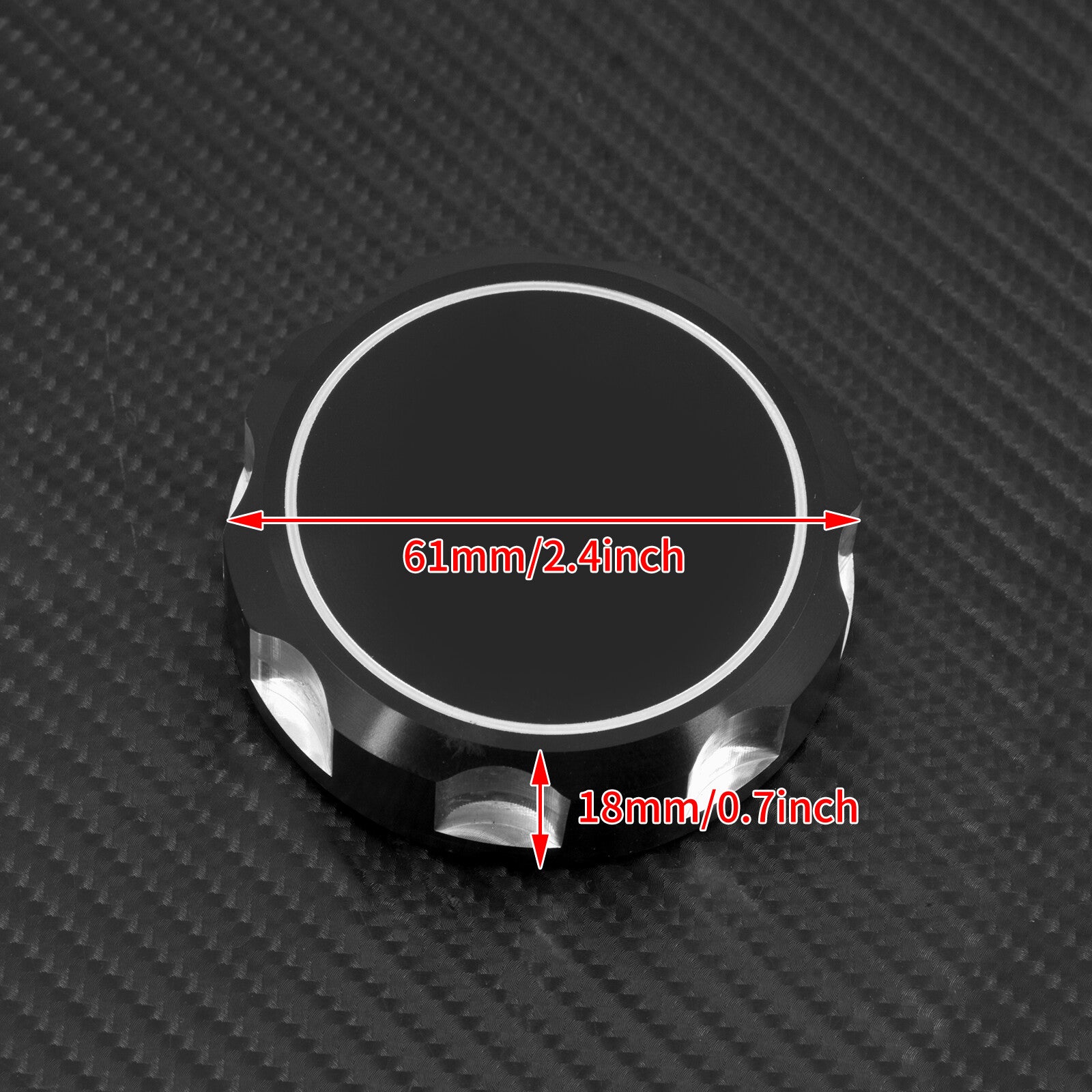 Rear Brake Reservoir Cover Fit for Harley Sportster XL883 1200 2004-2013 Custom