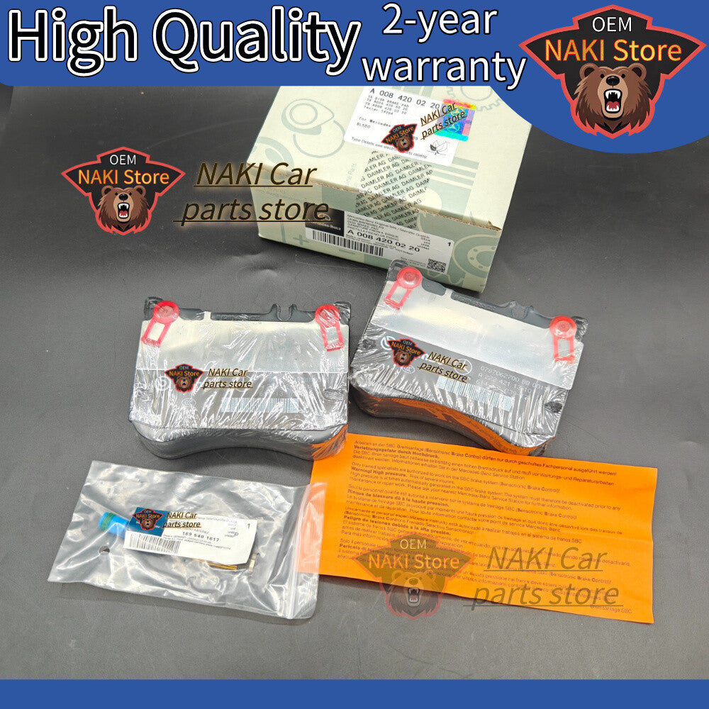 Brand new front brake pad kit for Maybach + sensor for Mercedes-Benz W222 S550 US Q