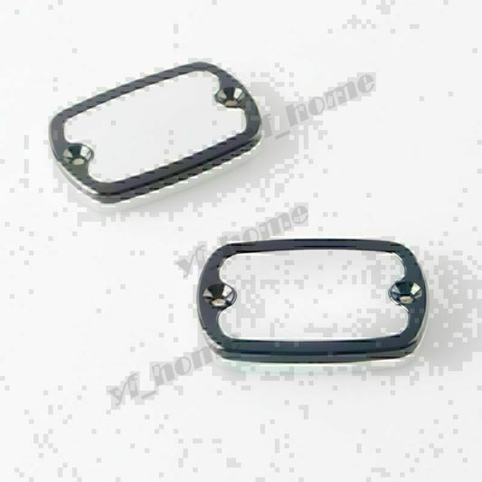 2x Brake Fluid Tank Cap Fit for Yamaha T-Max 500 2004-2011 / T-Max 530 12-14 Silver Q