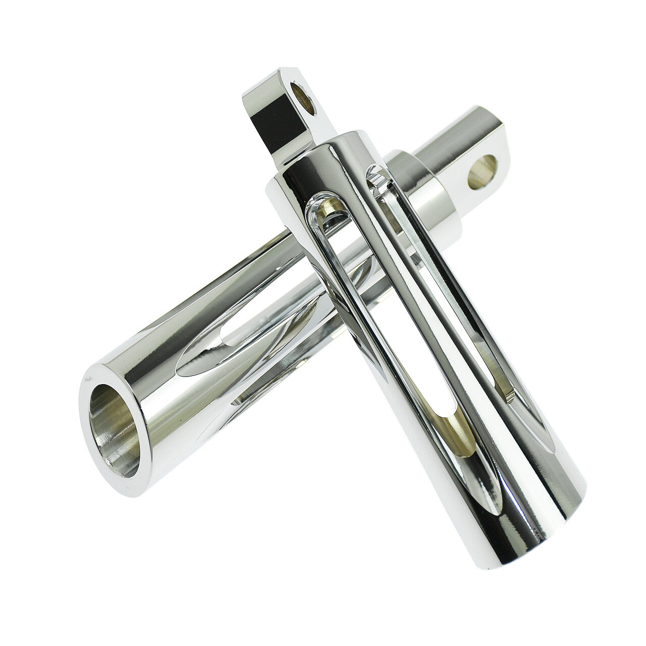 Chrome Hollow Male Mount Foot Rest Peg for Harley Touring Sportster Dyna Softail