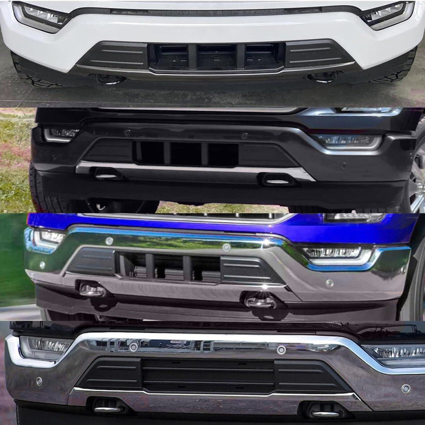 2x ML3Z-17E811-AA Front Bumper Pads ML3Z-17E810-AA For 2021 2022 2023  for ford  F-150 Q