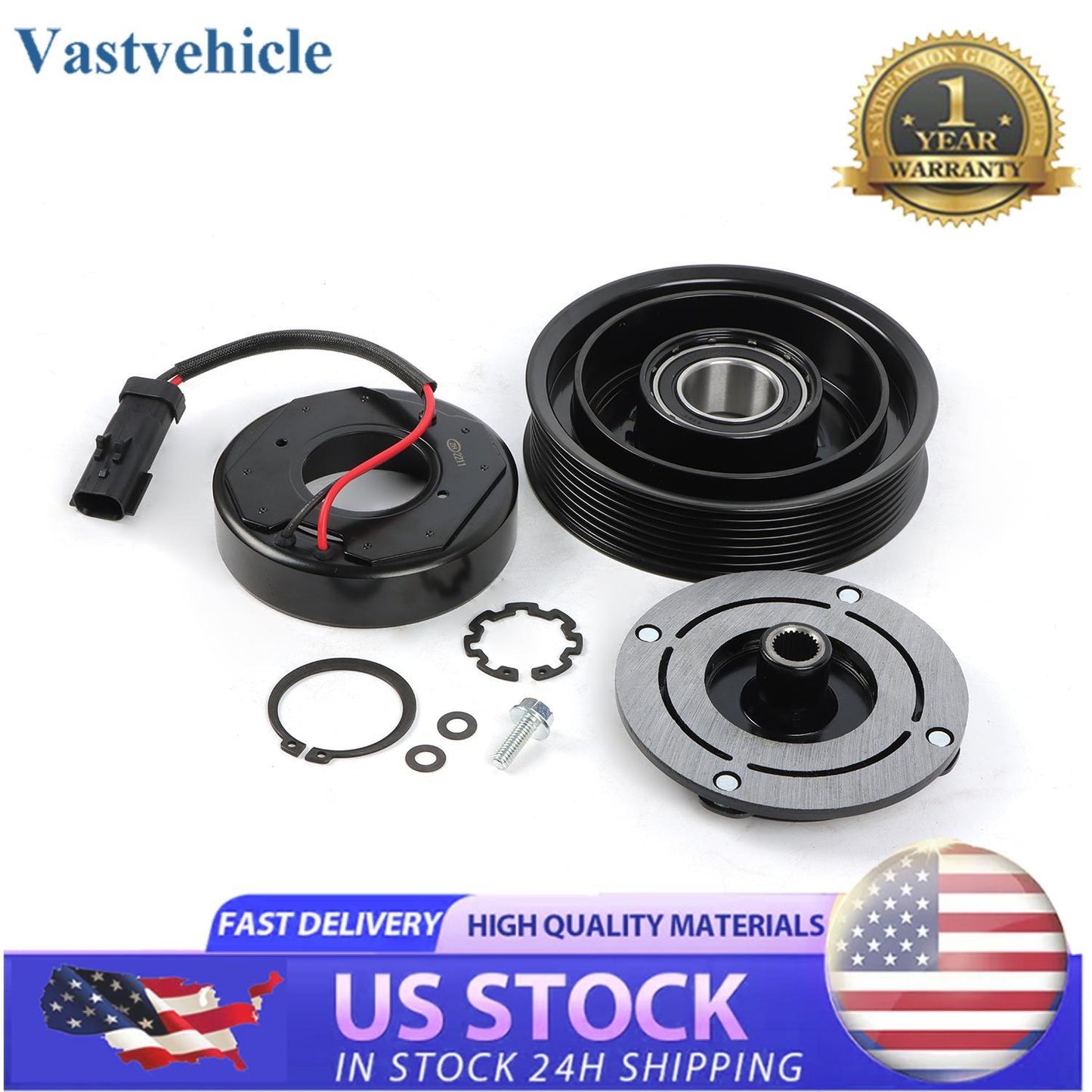 A/C Air Condition Compressor Clutch Kit for JEEP GRAND CHEROKEE 5.7L V8 2011-20