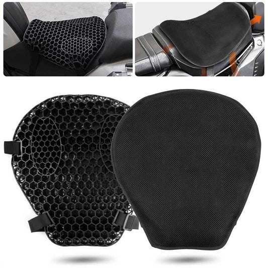 Universal Motorcycle Honeycomb Comfort Gel Cloth for Seat Cushion Pillow Pad Cover