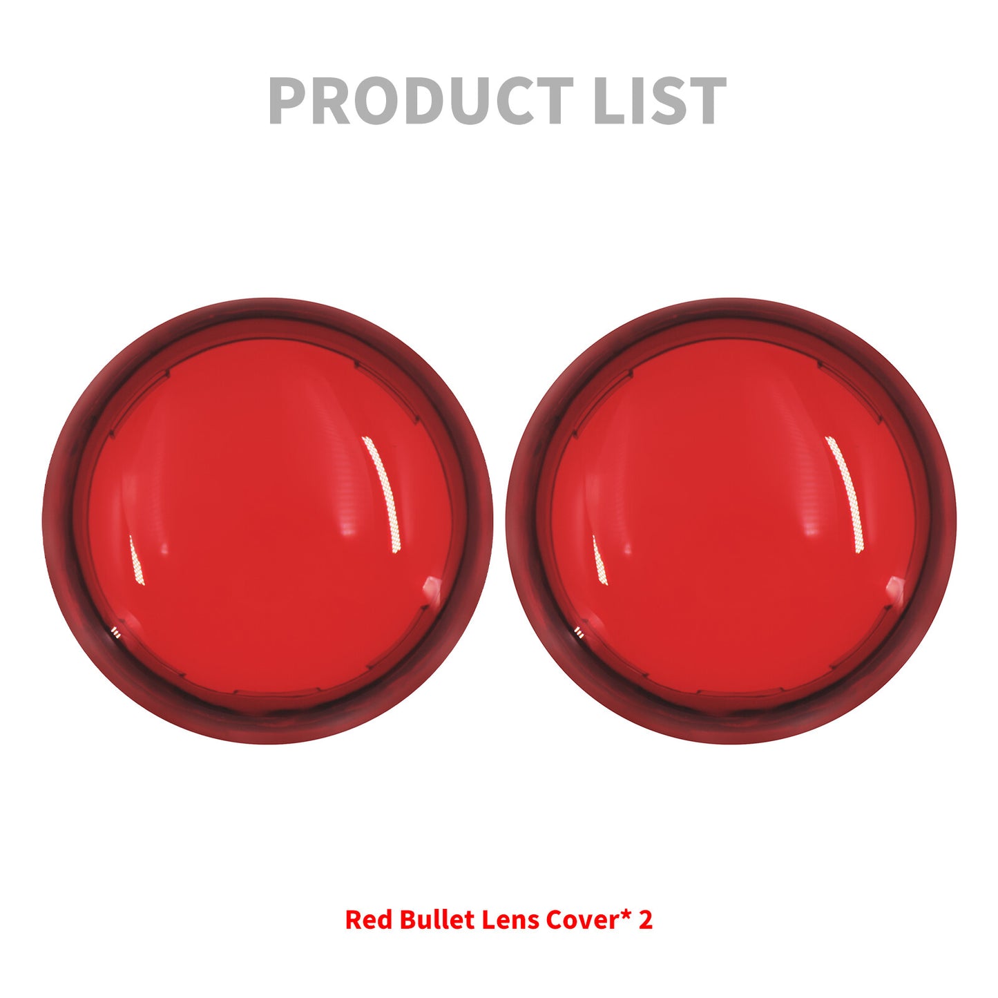 2x Turn Signal Light Red Lens Cover Fit for Harley Road Electra Glide Sportster Q