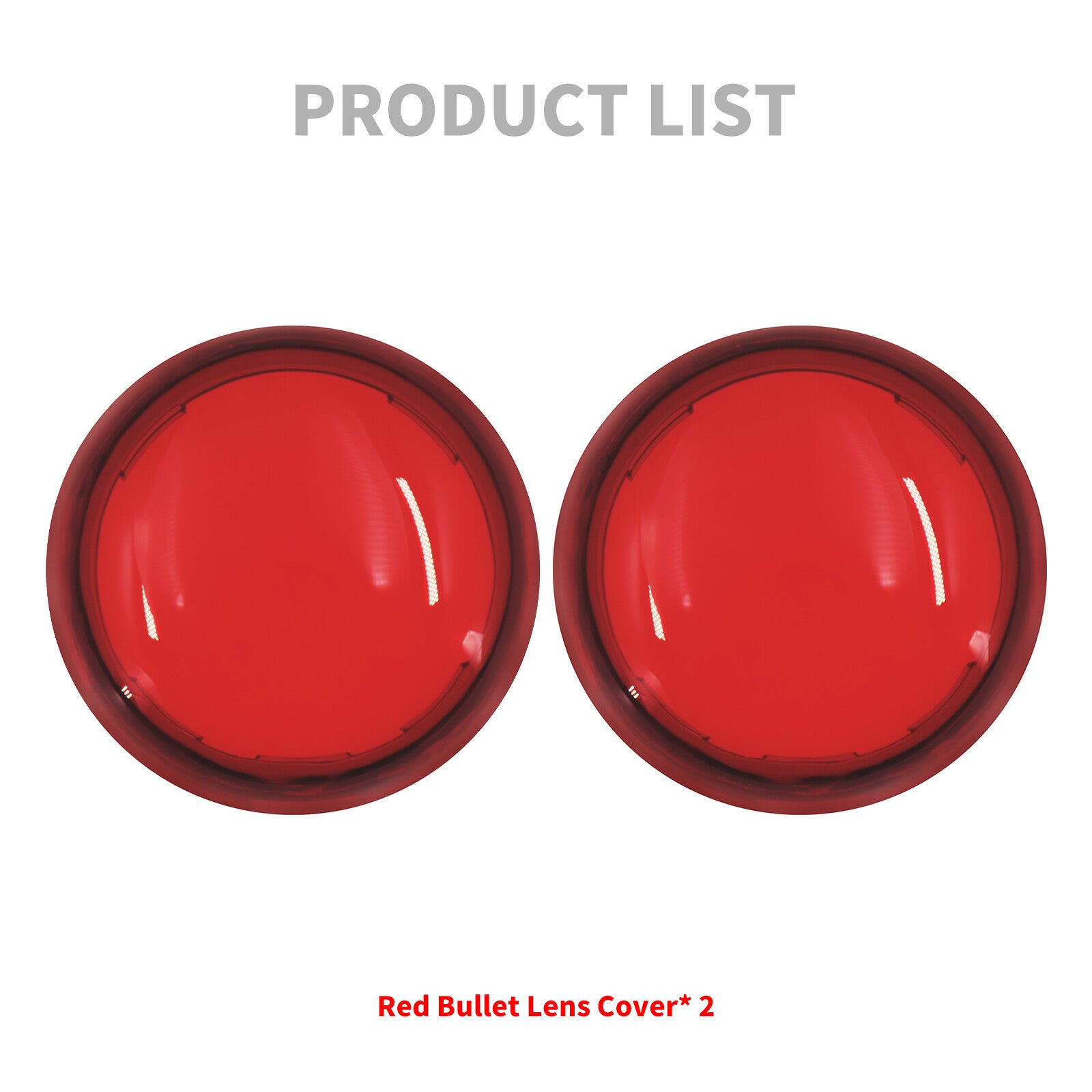 2x Turn Signal Light Red Lens Cover Fit for Harley Road Electra Glide Sportster Q