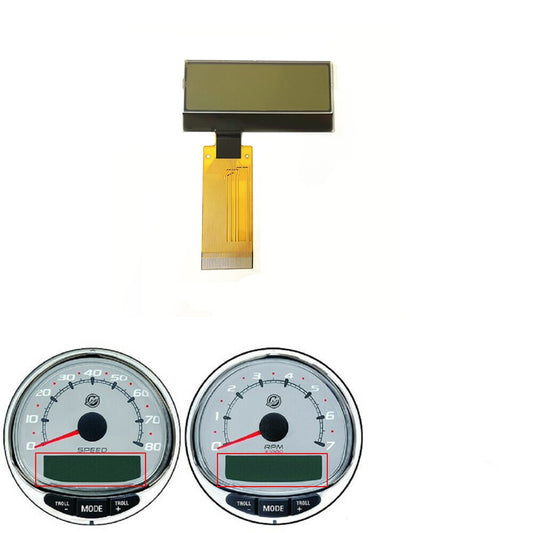 LCD Display For 99-18 for Mercury Smartcraft SC1000 Speed  Tach Multifunction Gauge Q