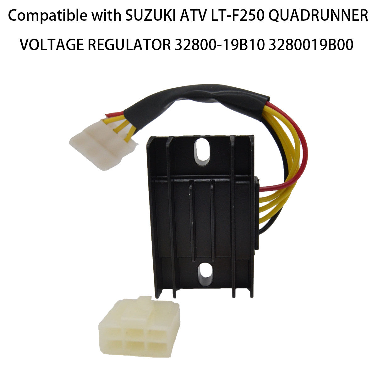 VOLTAGE REGULATOR 32800-19B10 3280019B00 Compatible with for SUZUKI ATV LT-F250 Q