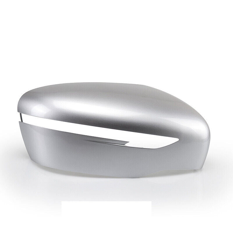 Silver RH Rearview Mirror Shell Cover Cap for Nissan Qashqai/Rogue Sport 2014-18