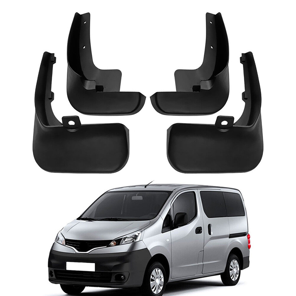 Mud Flaps Mudguards Splash Guards for Nissan NV200 Vanette Evalia 2010-2019 BLK Q