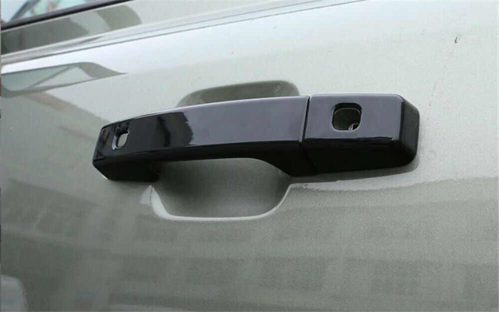 Gloss Black ABS Side Door Handle Panel Cover for Land Rover for Defender 110 21-23 n