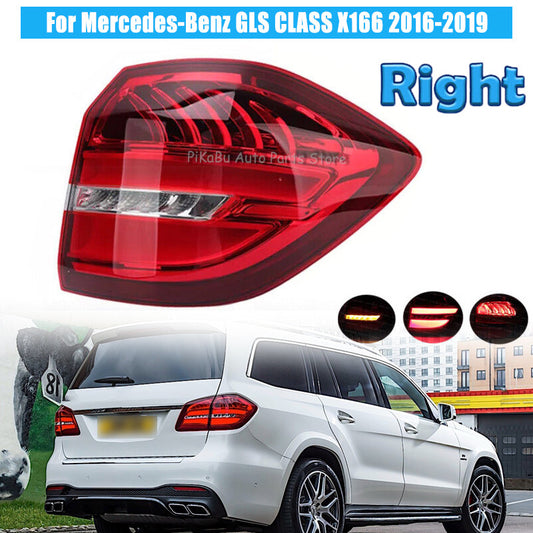Right Outer LED Tail Light Brake Lamp for Mercedes-Benz GLS CLASS X166 2016-2019