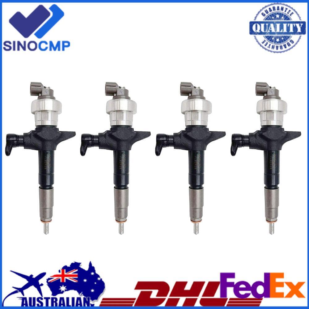 4x 4JJ1 Fuel Injector 095000-6980 8980116041 8980116043 for Isuzu DMAX