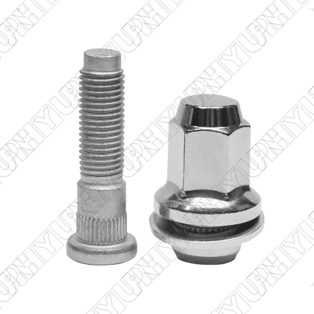 2 Sets Wheel Stud and Bolts for Jaguar F-Type S-Type X-Type XE for XF XJ XK C2C35294 Q