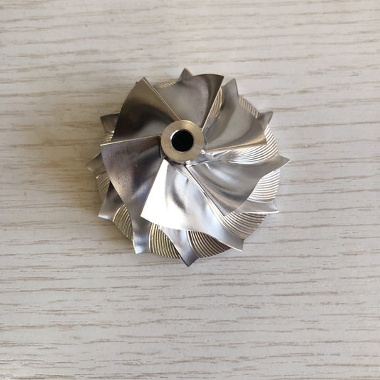 RHF5 39.30/52.50 mm 6+6 Blade Performance Turbocharger Blank Compressor Wheel