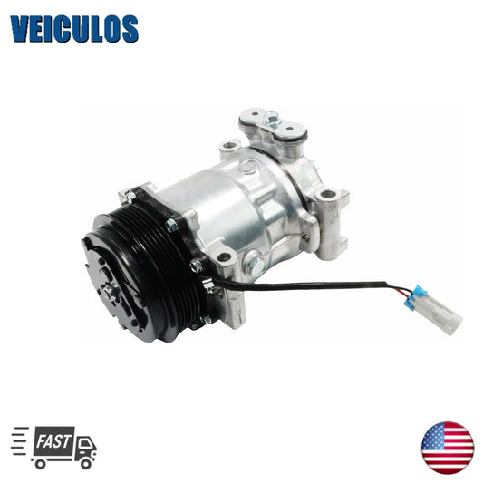 AC Compressor w/ Clutch for Chevy K1500 2500 3500 P30 1996-1999 for GMC C1500 2500