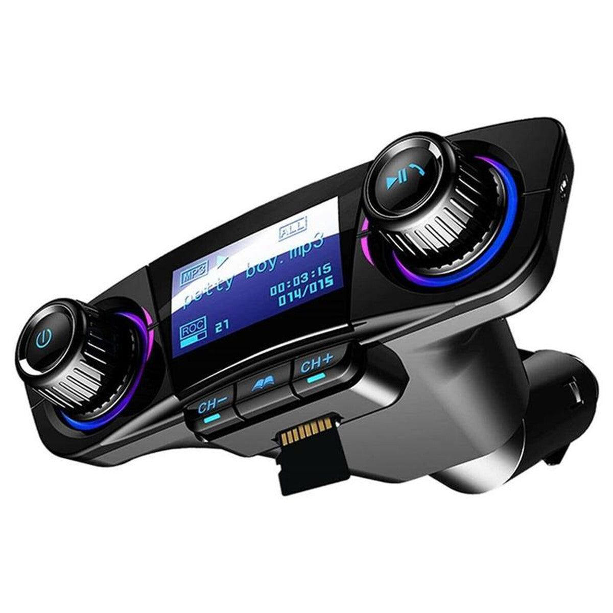 Bluetooth 4.0 Car Audio MP3 Player FM Transmitter LED Screen Handsfree Dual USB