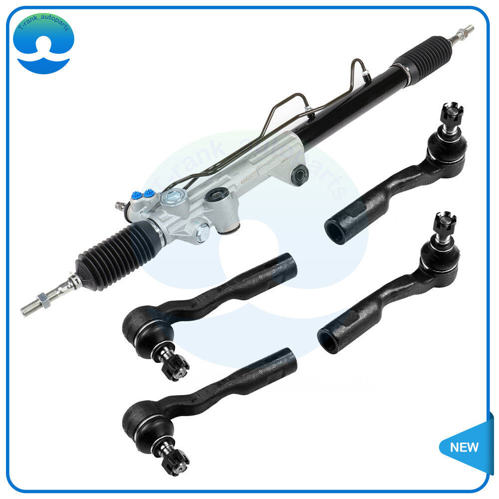 Steering Rack and Pinion  4 Outer Tie Rod Ends for 2000-06 for Toyota Tundra 25544