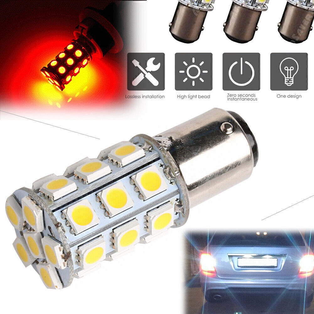 BA15D Side Marker Lamp SMD Blue/White/Red Lights Turn Signal Light Auto Car
