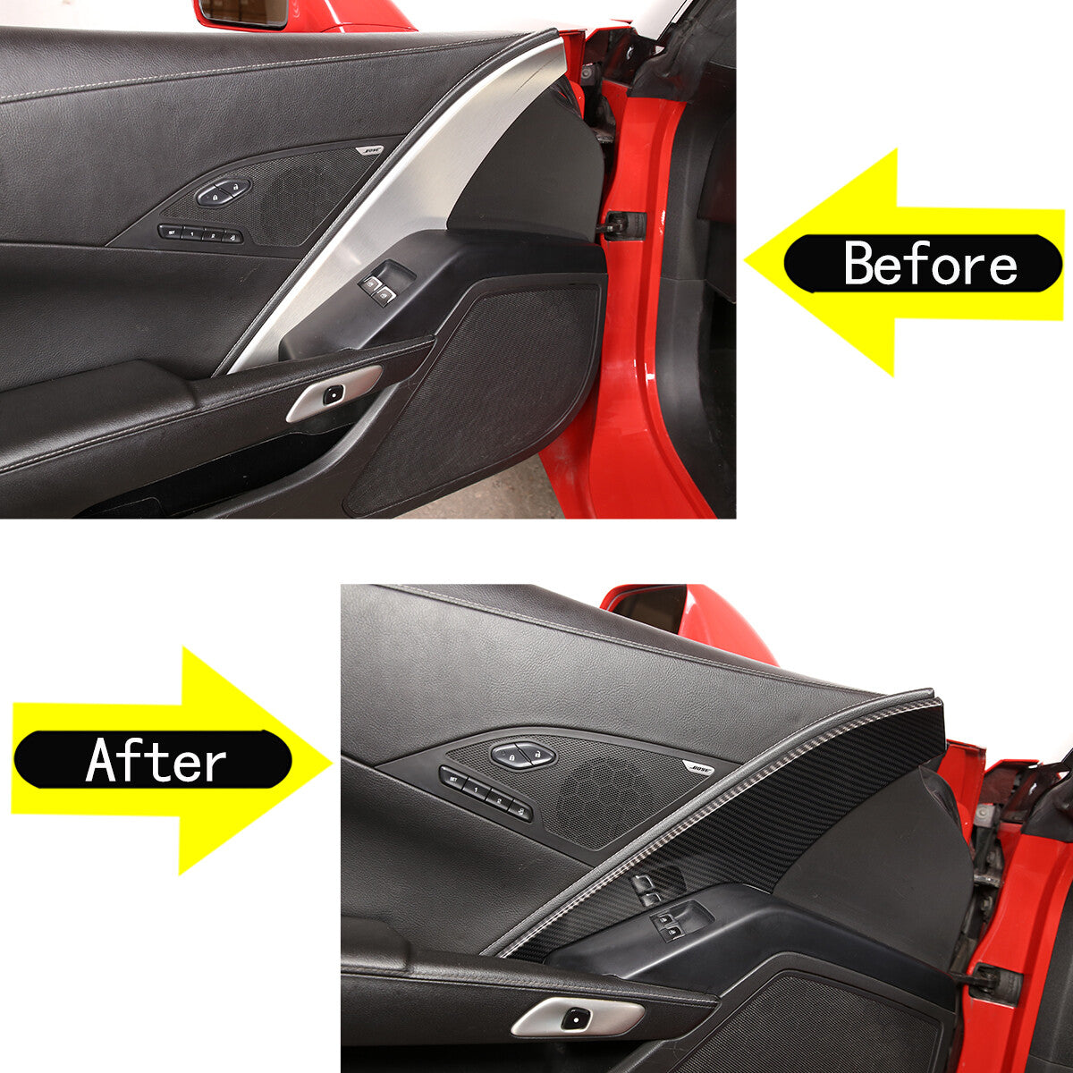 Smoked Headlight Lamp Frame Cover Trim Bezel for FJ Cruiser 07-21- v
