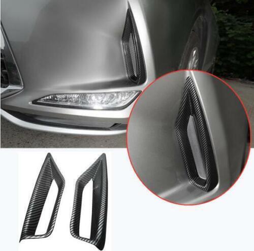 For 2020-22 for Lexus RX350 RX350L RX450h Carbon Fiber ABS Front Fog Lamp Cover Trim