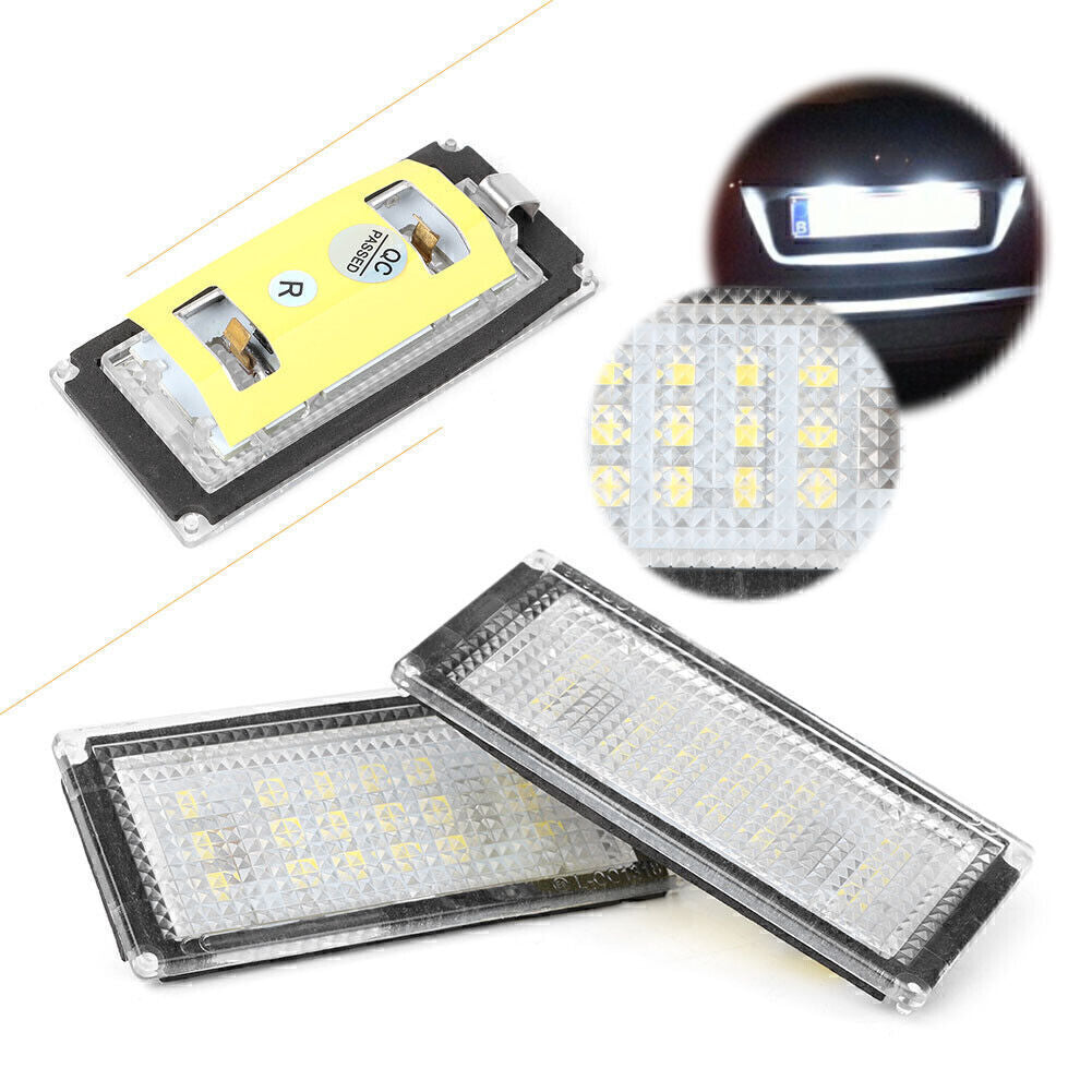LED License Plate Number Light Lamp for BMW 3 Series E46 2D 325Ci/330Ci 2PCs Car