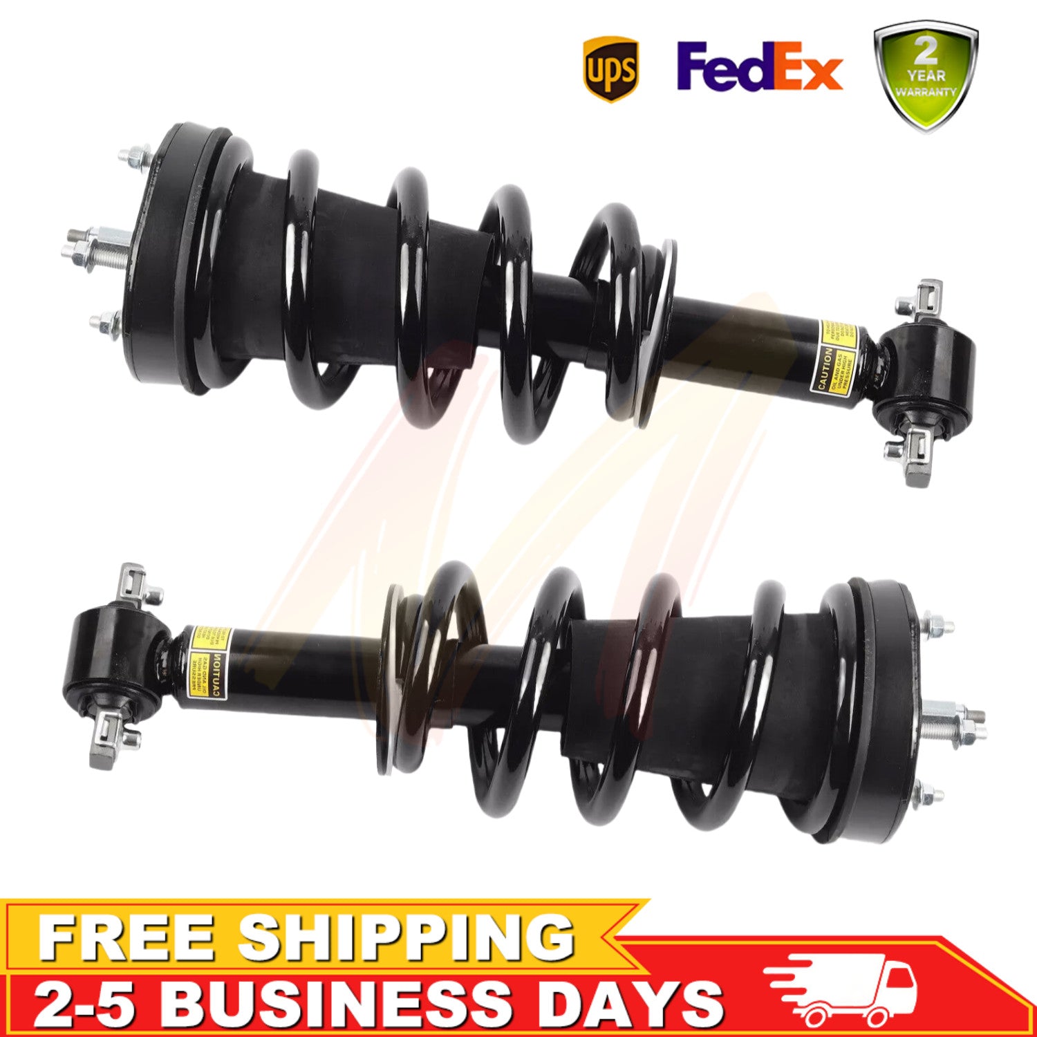 A pair of rear right and left shock absorbers with adaptive damping for Lexus RX350 RX450h 2016-2019